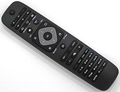 Ersatz Fernbedienung passend für Philips TV | 32PFL5507K/12 | 32PFL5507T/12 | 32PFL5507T/60 | 40PFL5007H/12 | 40PFL5007K/12 | 40PFL5007T/12 |