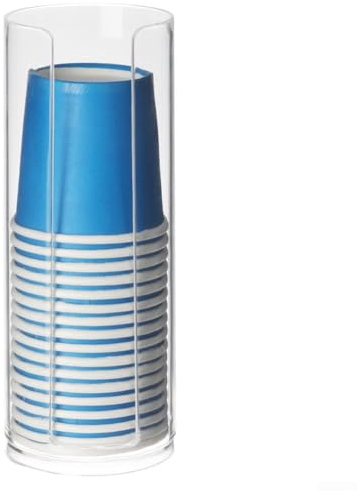 HEIBTENY Dispenser per Bicchieri Usa e Getta, Porta Bicchieri di Plastica, Dispenser per Tazze