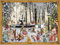 Adventskalender, viktorianisch Am Brunnen: Papier Adventskalender