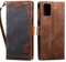 Rnrieyta Miagon Portafoglio Custodia per Samsung Galaxy S24 Ultra,PU Pelle Flip Cover a Libro Flip con Funzione di Appoggio Porta Carte e Chiusura Magnetica,Grigio Marrone