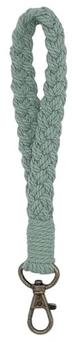 Moydolo Boho Makramee Schlüsselanhänger Armband Schlüsselband Schlüsselkette Handgelenk Lanyard für Frauen Mädchen