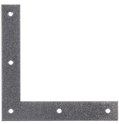 Alberts 822835 DURAVIS® Eckwinkel | schwarzdiamant duplexbeschichtet | Größe 120 x 120 x 20 mm | 40er Set