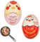 Egg Timer en Résine, Minuteur de Coloration des Œufs, Minuteur d'Œufs à la Coque, 2 Pièces, Minuteur D'œufs à la Coque, pour la Maison, L'école, Le Restaurant