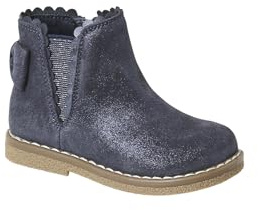 Vertbaudet Mädchen Baby Boots mit Dehneinsatz marine 23