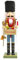 TQUXNGA 40 cm Schiaccianoci Marionette Soldato Decorazione Creativa Natale Bambole di Legno Artigianato Ornamento Casa Party Decorazioni