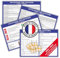 Panneaux affichage obligatoire entreprise 2024 2025 - Affichage réglementaire entreprise code du travail - Affichage obligatoire format A4 (x4) pour écriture permanente + pastilles adhésives