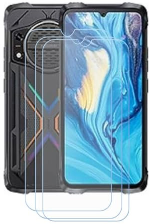 GYDQQKJ Protector Pantalla para Cubot King Kong Power 3, 3 Piezas Alta Definicion Vidrio Templado Premium Protector de Pantalla Dureza 9H Cristal Protectora Film para (6.78)