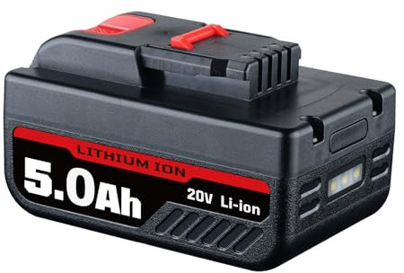 18V 5.0Ah Li-Ion Battery Replacement for Worx 20V Battery WA3553 WA3551.1 WA3556 WA3551 WA3572 WG583E.9 WG547E.9 WG543E.1 WX094.9 WX178 WX166.4 WX166.4 WX372.1 WG259E with LED Indicator