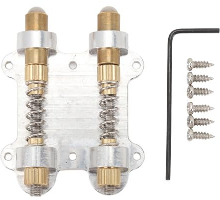Doppelter Tremolo-Brückenstabilisator für E-Gitarren, schwimmendes Tremolo-Stopper-Gerät, starke Kompatibilität für Floyd Rose, Gotoh, mit Befestigungsschrauben, Eisen und