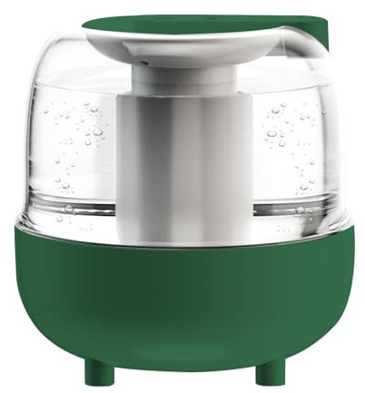 Generic Humidificador Inalámbrico de 4 Litros, Verde, con Mejora de Aromaterapia y Seguridad Prioritaria, Portátil y Recargable por USB, Semi-Automático, para Diferentes Habitaciones