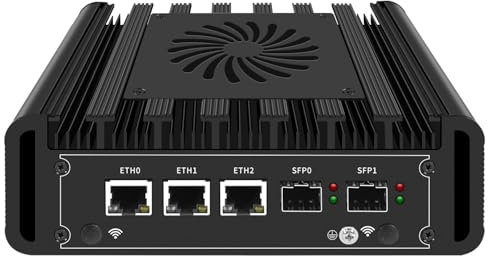 FakestarPC 3x2.5G i226-V Lans 2x10G SFP+ Solid Industrial Firewall Appliance Mini PC Inṭel Alder Lake N100 DDR5 NVMe Proxmox PF-Sense OPNsense Home Server Host