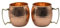 2 x Moscow Mule Copper Mugs 500ml/16.5oz - Perfect for Cocktails, Gin, Beer, Cold Drinks