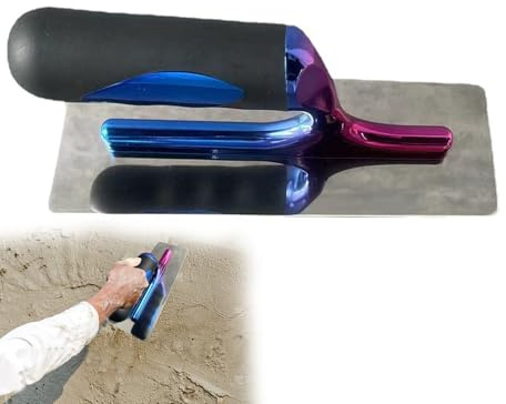 Glättekelle Edelstahl Glättspachtel 200mm Rostfreie Putzkelle Handwerkzeug