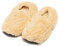 Warmies Pantuflas para Microondas, Pantuflas Calentables para Mujer con Aroma a Lavanda Seca Francesa, Calidez y Comodidad Relajantes, Talla única Color crema