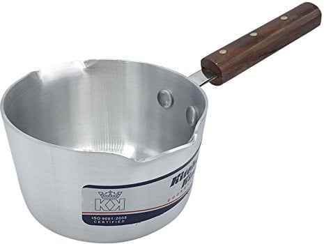 Kitchen King Super Aluminium Milk Pan Tea Pan Saucepan Milk Pot 15cm, 18cm, 20cm, 23cm (23cm / 9inch)