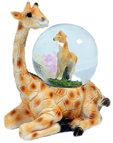 PIA International Glitzerkugel Giraffe Schneekugel Tier Tiere Schneekugeln Giraffen
