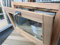 Finestra In Legno - CM L 70 x 50 H Vasistas - Trattata con Impregnante Preservante Naturale - Legno Lamellare - Doppio Vetro - Maniglia
