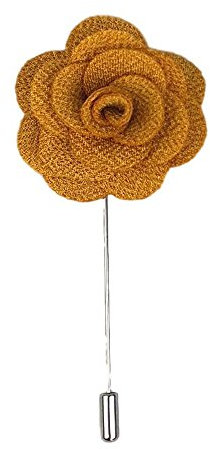 Épinglette dorée foncée faite à la main avec une veste de costume, un blazer, une veste de dîner ou une veste de smoking pour homme, taille unique, Argent