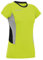 Macron Unisex Damen-Trikot Irene T-Shirt, Fluoreszierend gelb/schwarz, M