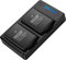 BESTON EN-EL14 / EN-EL14a Lot de 2 Batteries et Chargeur USB pour appareils Photo Nikon D3100 D3200 D3300 D3400 D3500 D5100 D5200 D5300 D5500 D5600 DF Coolpix P7000 P7100 P7700 P7800