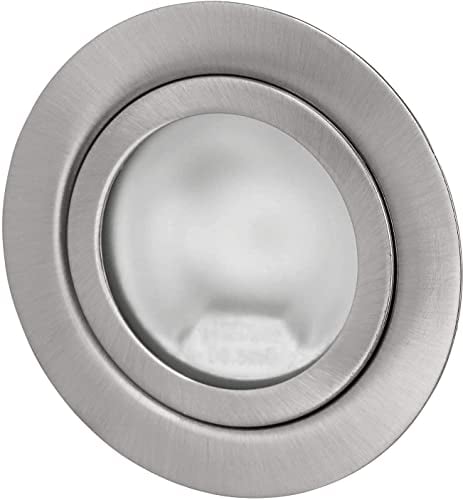 HAVA Vollmetall Einbaustrahler G4 12V, Glasabdeckung
