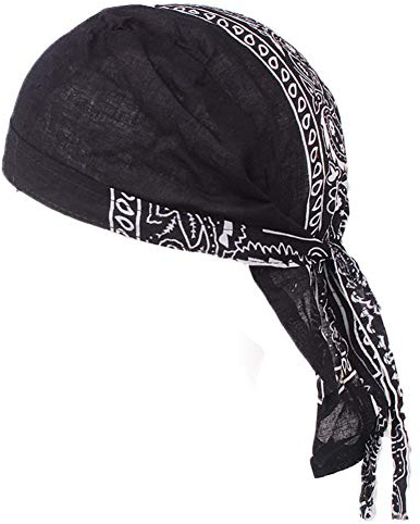 Little Finger Fahrrad-Bandana für Damen und Herren, Baumwolle, Piraten-Radkappe, Kopftuch, Kopftuch Gr. Einheitsgröße, violett