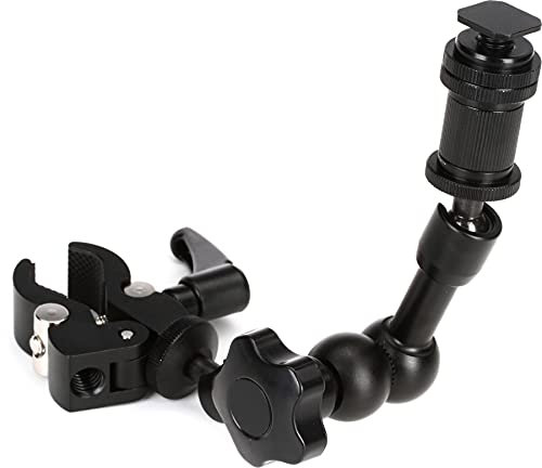 Zoom HRM-7 Handy Recorder Mount, 7-inch Arm, Clamp Mount, Designed to be Used Portable Audio and Video Recorders