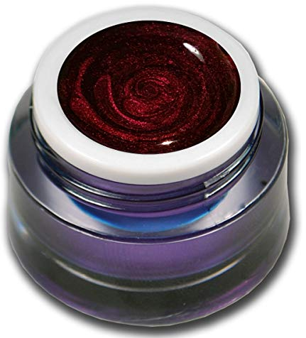 Farbgel metallic Rot Je t'aime Uv Led Nagelgel Studio Qualität Color Gel RM Beautynails 1er Pack (1x 5ml)