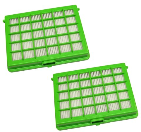 Trade-Shop Lot de 2 filtres HEPA pour aspirateurs Rowenta Compacteo Ergo et City Space et Moulinex Compacteo Ergo, City Space et Accessimo (comparable à ZR004501)