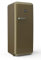 Vintage Industries Retro Kühlschrank Havanna, SONDEREDITION Gold, Kühl-Gefrier-Kombination, Kühlschrank mit Gefrierfach, Weinregal, Perlgold, VIRC330