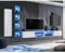 Paris Prix Ensemble Meuble TV Switch XXVI 320cm Blanc & Gris