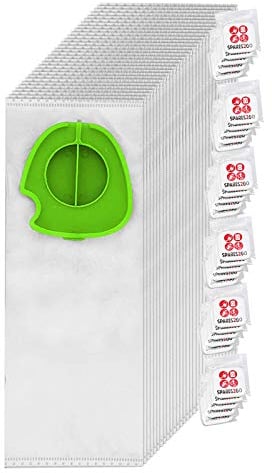 SPARES2GO Microfibre Dust Bags Compatible with Gtech Pro K9 ATF305 ATF303 Cordless Vacuum Cleaner (Pack of 30) + Tab Fresheners