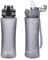 OLDLEY Bouteille d'eau pour Enfants 450ml/15oz Avec Paille, 2 Couvercles Réutilisables, Marquage des Heures pour L'école, Maison, Camping, Idéale pour Sports Plein Air, Sans BPA, Étanche et Durable