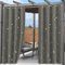 XUIAQZW Rideaux Imperméable d'extérieur, Rideau Occultant Isolant Thermiques pour Pergola,80x180(BxH) cm Cabanon Jardin Exterieur, Gazebo, Porche Terrasse Pavillon (1 Panneaux)