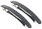 Baoblaze 2Pcs Damen Haarspange, Französische Haarclips, Vintage Haarschmuck Barrette, Automatische Tortoise Shell Haarspangen für Mädchen Feines Haar und Mitteldickes Haar, Schwarz mit Weißem Punkt