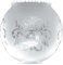 LTDE Tulipa de cristal bola dos bocas mate 16cm boca 5,3cm