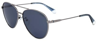 Polaroid Pld 4142/g/s/x 6LB/C3 RUTHENIUM Sunglasses Unisex Metall, Standard, 60