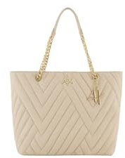 Armani Exchange Margareth Shopping, Crossbody für Damen, M, beige, Einheitsgröße, 9428622F74511950