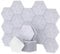 TONOR Lot de 36 Panneau Acoustique Mural Autocollante, 30 x 26 x 1cm Panneau Acoustique à Haute Densité, Mousse Acoustique Hexagonal Isolant Phonique pour Studio, Bureau, Chambre, Salon, Gris Clair
