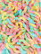 Sachet Bonbons vers de Terre 1 kg - Coloré - Taille Unique
