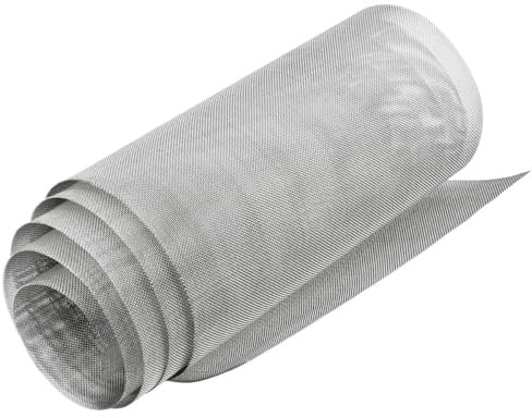 ANNTIM 300m*2m 304 Stainless Steel Mesh Roll Large Size, 20 Mesh Rodent Proof Fine Metal Mesh, Fine Wire Mesh, 304 Stainless Steel Woven Metal Mesh, Mesh Wire for Vents Cover, Air Brick, Home, Garden