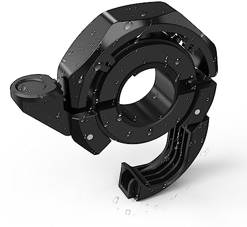 TOPLUS Fahrradklingel, Aluminiumlegierung, Mini Laut Fahrradglocke für MTB, Kinderfahrrad - Sichere Fahrradhupe mit Haken, für Lenker von 22.2-32mm
