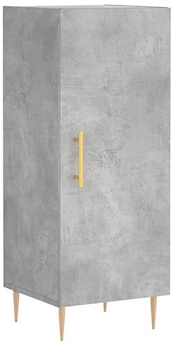 Homvdxl Schlank & Schmal, Badezimmerschrank für kleinen Raum, Eckaufbewahrungseinheit mit Tür, Konsolentisch, schmaler Vitrine mit Schrank - Modern | Grau