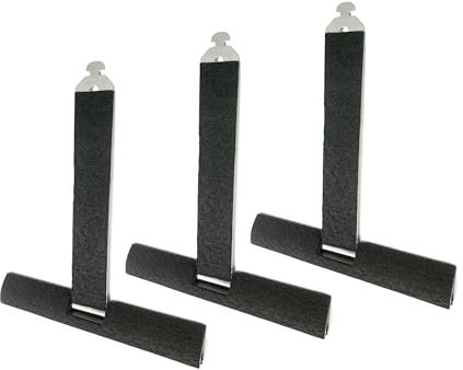 casmartis Rolladen Aufhängefeder mit Filz-Beschichtung für Kratzschutz und leisen Lauf - universal Stahlbandaufhänger Rolladen für Mini & Maxiprofile bis 52 mm | 12er Pack