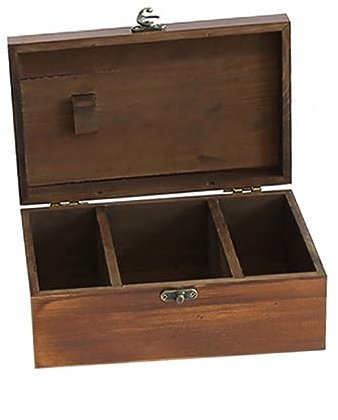 ULDIGI Holzbox Aufbewahrungsbox Für Kleinigkeiten Nähkästchen Aus Holz Multifunktionaler Behälter Für Haushaltskleinigkeiten