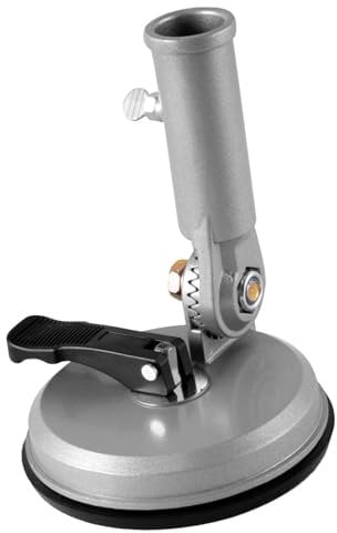 Toddmomy Soporte De Bandera Ventosa para Automóvil Base De Bandera para Utv y ATV Montaje Estable Superficies Lisas Compatible Vehículos y Hogar Resistente Al Viento y Fácil Instalación