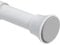 Tringle à rideau de douche réglable en acier inoxydable sans perçage - Barre télescopique - 76-255 cm - Pour rideaux, douche, armoire