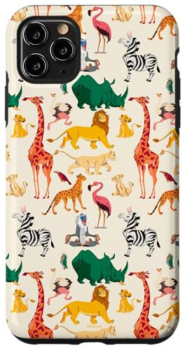 iPhone 11 Pro Max Disney The Lion King Animals of the Pride Lands Pattern Case