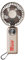 Radiator Fan Booster Handheld Small Fan Hand Fan Portable Fan Lash Fan Mini Fan Outdoor Fan Mobile Small Fan Mobile Power Two In One Tall Fan (One Size)