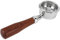 Filtre de porte sans fond double oreille en acier inoxydable pour machine à café Gaggia, calibre 58 mm, augmentation des cafés et saveur en couches (E cercle en palissandre)